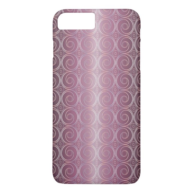 purple geometric pattern Case-Mate iPhone case (Back)