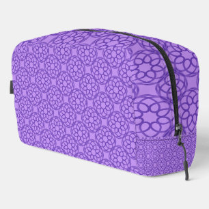 Purple Geometric Seamless Pattern Toiletry Bag