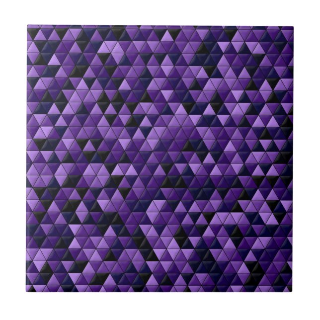 Purple Geometric Tiles (Front)