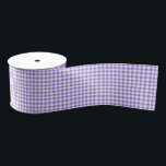 Purple Gingham Grosgrain Ribbon<br><div class="desc">Grosgrain ribbon shown in a country purple and white gingham print. 
Customize this item or buy as is.



stock image</div>