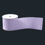 Purple Gingham Grosgrain Ribbon<br><div class="desc">Grosgrain ribbon shown in a country purple and white gingham print. 
Customize this item or buy as is.



stock image</div>
