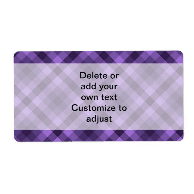 Purple gingham pattern (Front)