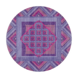 purple glass board lavender fields diamond pattern