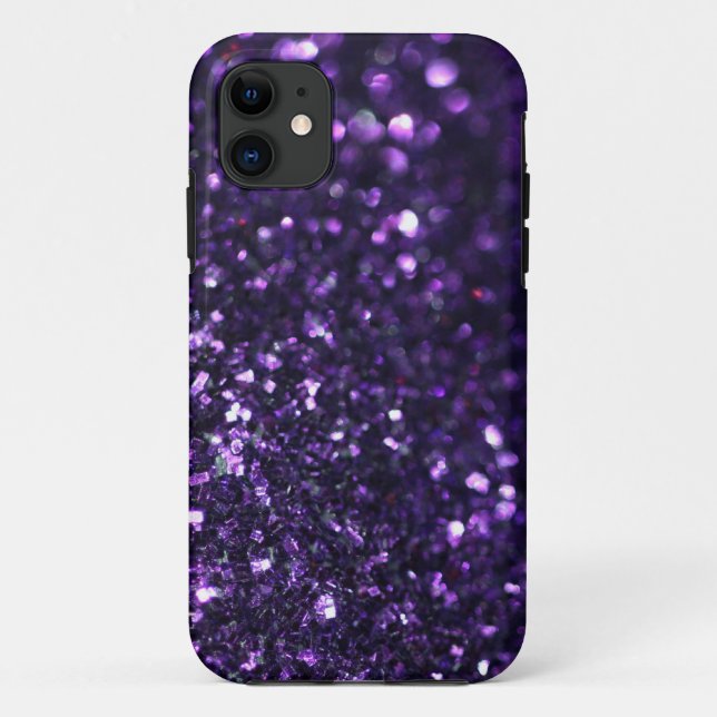 Purple Glimmer Case-Mate iPhone Case (Back)
