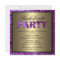 Purple Glitter Bachelorette Party Invitation