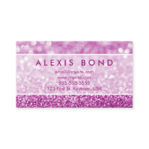 Purple Glitter Bokeh Design