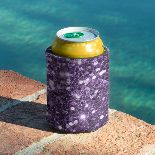 Purple Glitter Can Cooler (In Situ Pool)