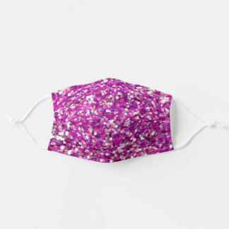 Purple Glitter Cloth Face Mask