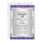 Purple Glitter Diamond Tiara Sweet 16 Invite