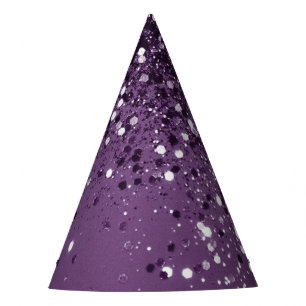 PURPLE Glitter Dream #1 #shiny Party Hat