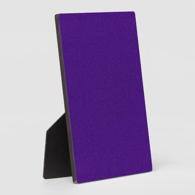 Purple Glitter Easel Plaque – Customizable (Side)
