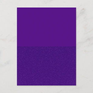 Purple Glitter Invitation Postcard – Customizable