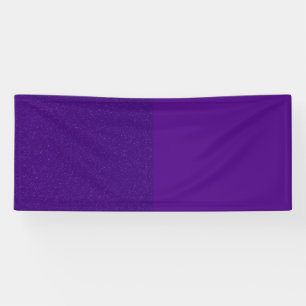 Purple Glitter Left Accent Banner – Customizable