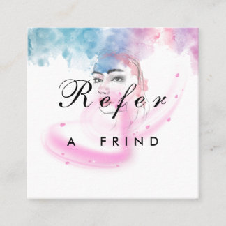 Purple Glitter Luxury Drip Salon Discount Card