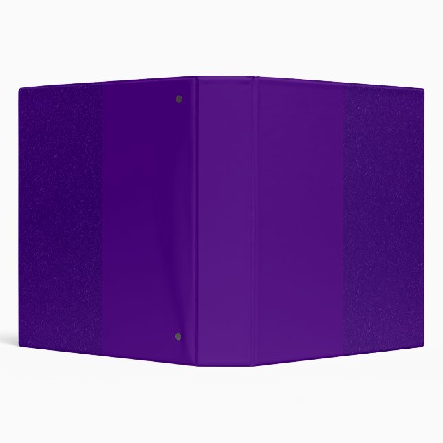 Purple Glitter & Matte Two-Tone 3-Ring Binder (Background)