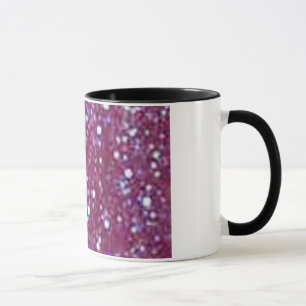 Purple Glitter Mug