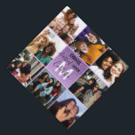 Purple Glitter Ombre Friends 8 Photo Collage Graduation Cap Topper<br><div class="desc">This elegant and modern photo graduation cap topper invitation is perfect for your daughter. It features a faux printed sparkly violet purple glitter and pastel purple ombre gradient with an eight photo collage. It's pretty, chic, glamourous, girly, and trendy; the perfect design for your daughter's special day. ***IMPORTANT DESIGN NOTE:...</div>