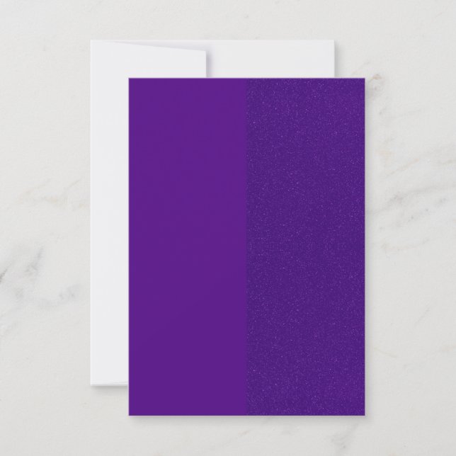 Purple Glitter Party Invitation – Customizable (Front)