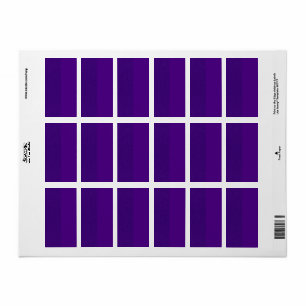 Purple Glitter Return Address Labels – Customize