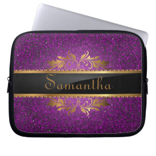 Purple Glitter Sequin Disco Glitz Protective Case