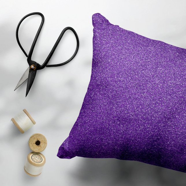 Purple Glitter, Sparkle, Glitter Background Accent Pillow (Creator Uploaded)