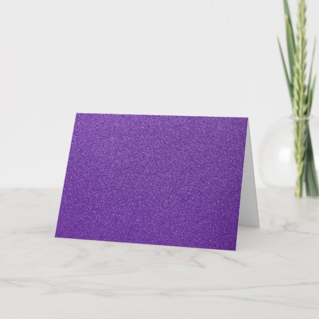 Purple Glitter, Sparkle, Glitter Background Card (Front)