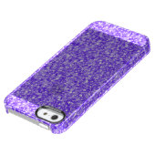 Purple Glitter & Sparkles Pattern Background Uncommon iPhone Case (Top)