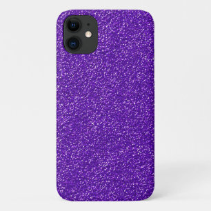 Purple Glitter, Sparkly, Glitter Background iPhone 11 Case