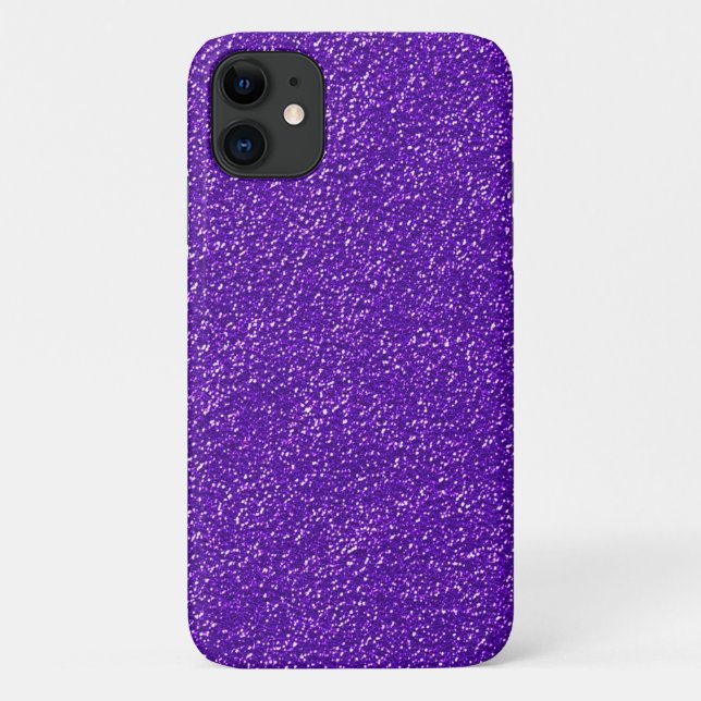 Purple Glitter, Sparkly, Glitter Background Case-Mate iPhone Case (Back)