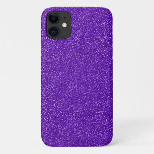 Purple Glitter, Sparkly, Glitter Background iPhone 11 Case