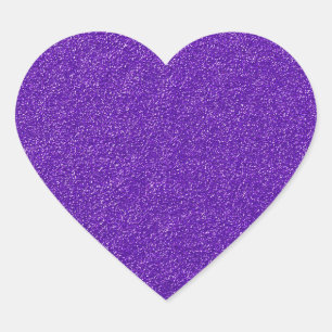 Purple Glitter Sticker