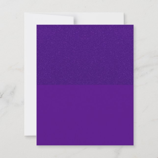 Purple Glitter Top Paper Sheet – Customizable (Front)