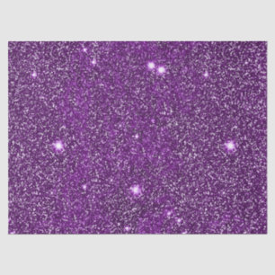 Purple Glittery Tissue Paper