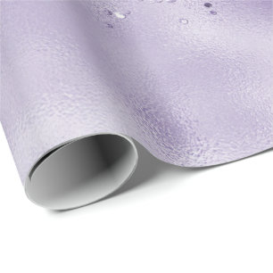 Purple Glitzy Glitter     Wrapping Paper