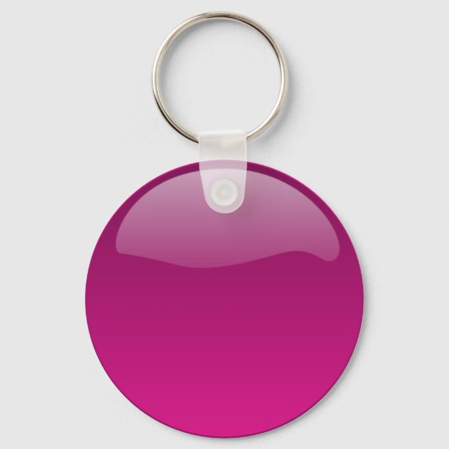 Purple Glossy Button Keychain (Front)