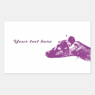 Purple Goat Sticker