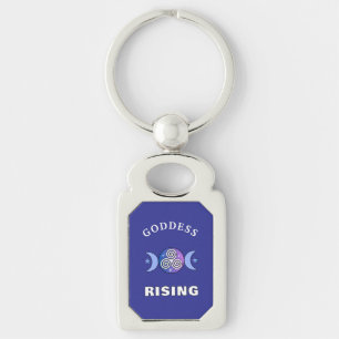 Purple Goddess Rising Keychain