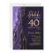 Purple Gold Agate Surprise 40th Birthday