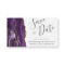 Purple Gold Agate Wedding Magnetic Save the Date