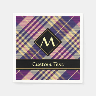 Purple, Gold and Blue Tartan Napkin