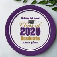 Purple Gold Class of 2026 Graduation Party