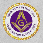 Purple Gold Grand Lodge Carré et Compass Masonic