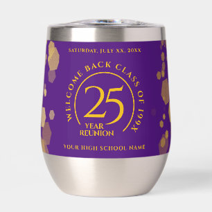 Purple & Gold School College Class Reunion