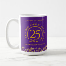 Purple & Gold School College Class Reunion