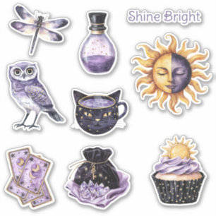 Purple Gold Shine Bright Sun