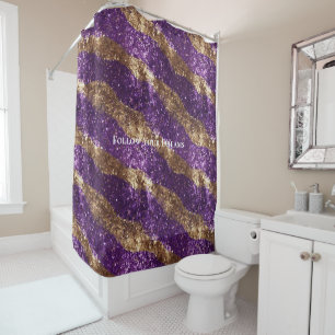 Purple Gold Sparkle Glitter
