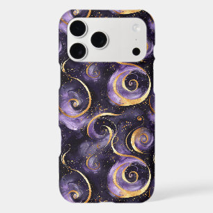 Purple Gold Swirls