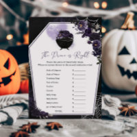 Purple Gothic Floral The Price is Right Game