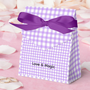 Purple Gothic Halloween Baby Shower Favour Box