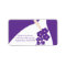 Purple Graceful Bride Return Address Label